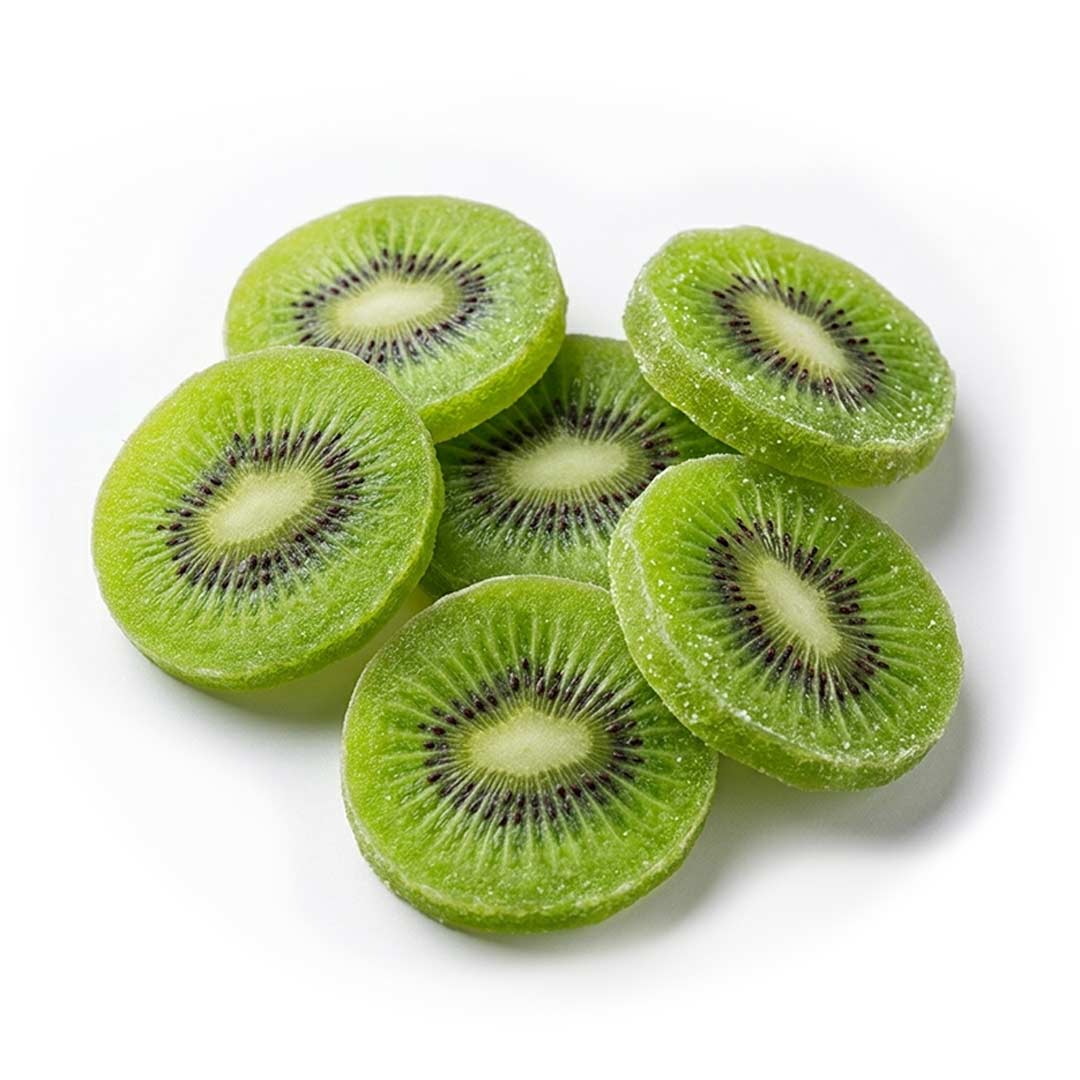 kiwi deshidratado en rodajas