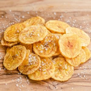 Chips de plátano salados