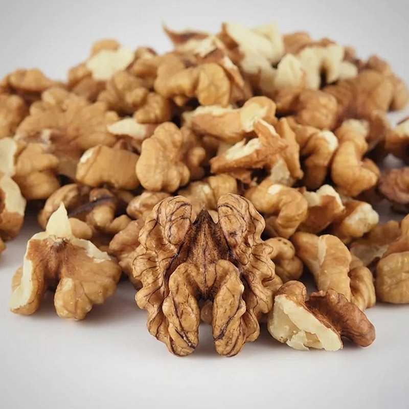 Nueces partidas de alta calidad