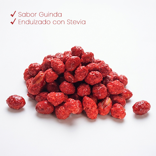 maní confitado sabor guinda endulzado con stevia