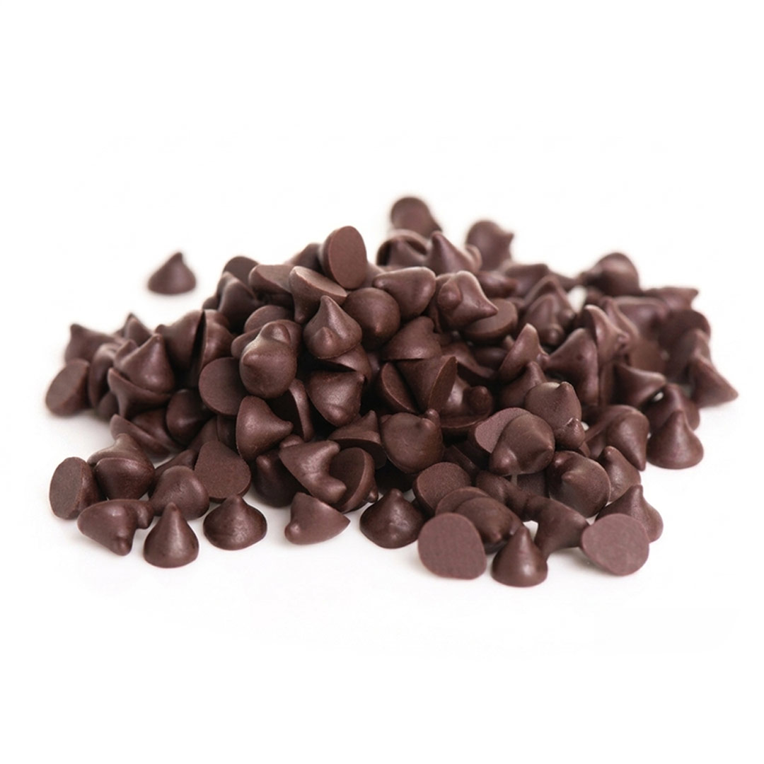 chips de chocolate sin azúcar con 85 por ciento de cacao